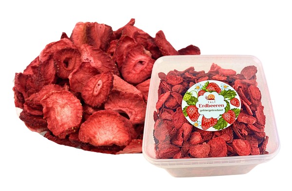 Erdbeeren gefriergetrocknet (Scheiben)